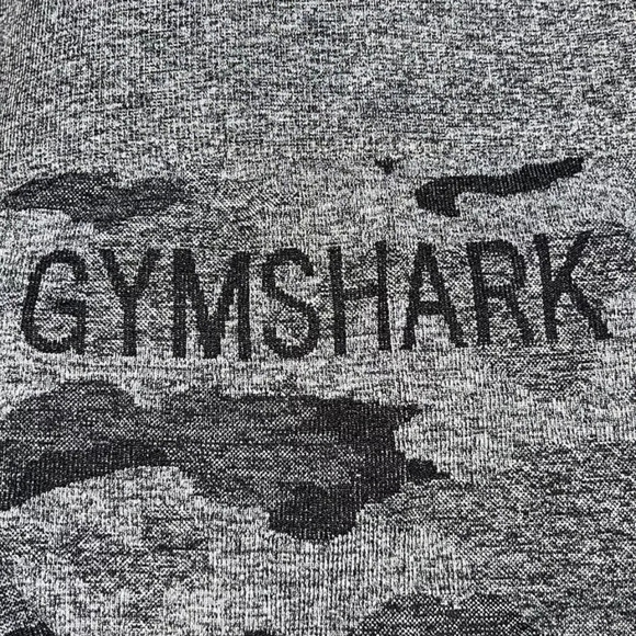 Gymshark Adapt Gray/Black Camo Women's Seamless Leggings - Picture 5 of 5